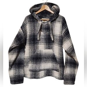 Earth Ragz Drug Rug Baja Heavy Knit Hoodie Size Medium